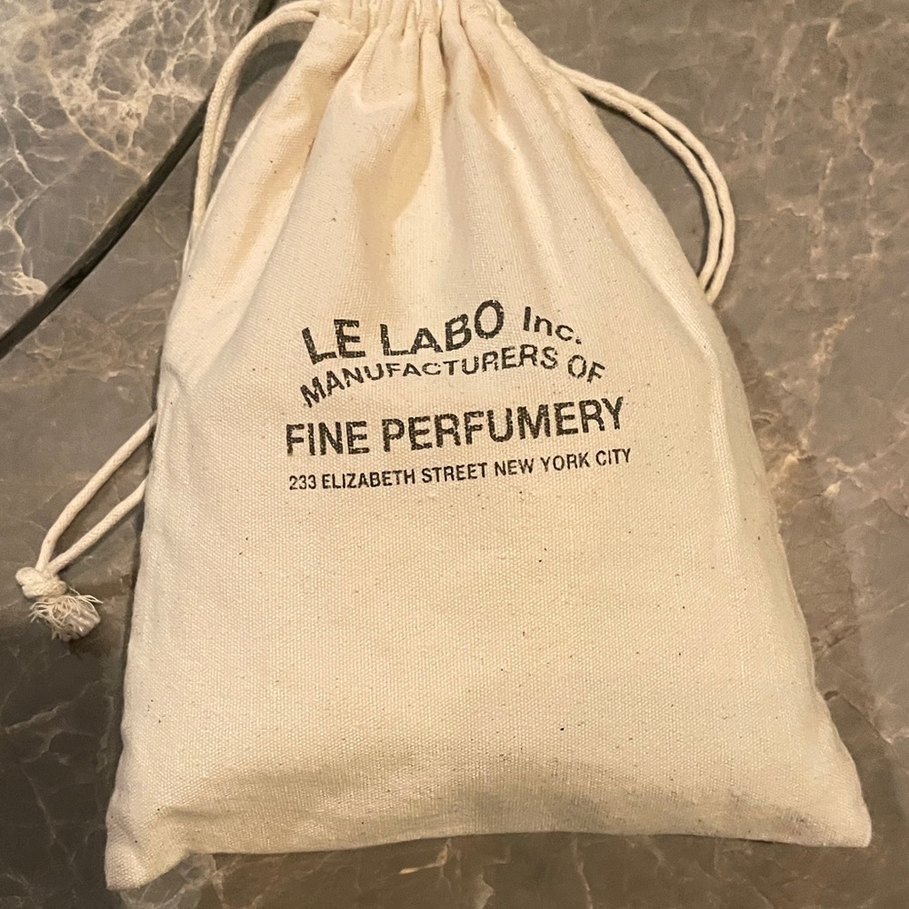 Le Labo Cream Drawstring Bag